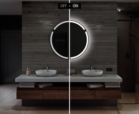 Rond Illumination LED Miroir Sur Mesure Eclairage Salle De Bain L119 #5