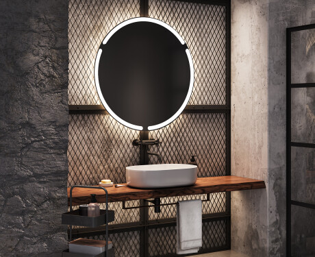 Rond Illumination LED Miroir Sur Mesure Eclairage Salle De Bain L119 #9