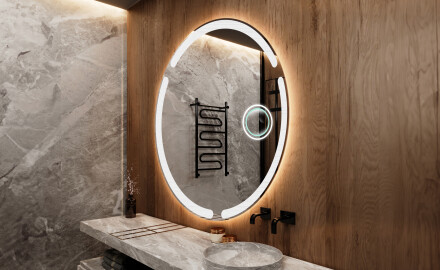 Rond Illumination LED Miroir Sur Mesure Eclairage Salle De Bain L119