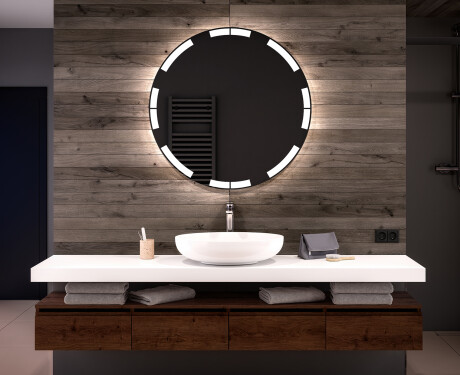 Rond Illumination LED Miroir Sur Mesure Eclairage Salle De Bain L120