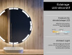 Rond Illumination LED Miroir Sur Mesure Eclairage Salle De Bain L120 #4
