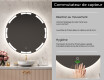 Rond Illumination LED Miroir Sur Mesure Eclairage Salle De Bain L120 #6