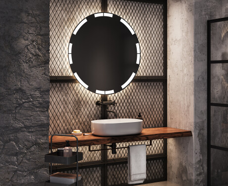Rond Illumination LED Miroir Sur Mesure Eclairage Salle De Bain L120 #9
