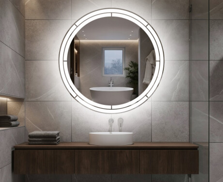 Rond Illumination LED Miroir Sur Mesure Eclairage Salle De Bain L122