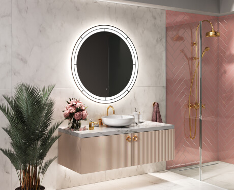 Rond Illumination LED Miroir Sur Mesure Eclairage Salle De Bain L122 #10