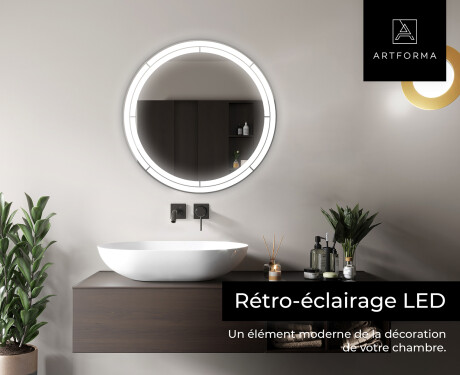 Rond Illumination LED Miroir Sur Mesure Eclairage Salle De Bain L122 #5