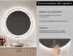 Rond Illumination LED Miroir Sur Mesure Eclairage Salle De Bain L122 #6