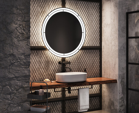Rond Illumination LED Miroir Sur Mesure Eclairage Salle De Bain L122 #9