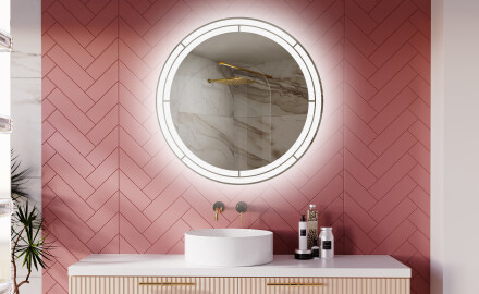 Rond Illumination LED Miroir Sur Mesure Eclairage Salle De Bain L122