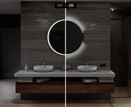Rond Illumination LED Miroir Sur Mesure Eclairage Salle De Bain L123 #5