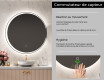Rond Illumination LED Miroir Sur Mesure Eclairage Salle De Bain L123 #6