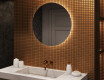 Rond Illumination LED Miroir Sur Mesure Eclairage Salle De Bain 70cm avec lumière LED froide 7000K, lumière chaude 3000K ou lumière neutre 4500K