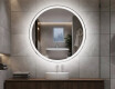 Rond miroir LED éclairé par batterie L76