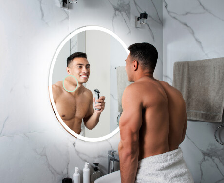 Rond miroir LED éclairé par batterie L76 #6