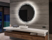 Rond miroir LED éclairé par batterie L115
