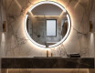 Rond miroir LED éclairé par batterie L119