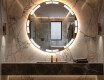 Rond miroir LED éclairé par batterie L120