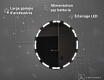 Rond miroir LED éclairé par batterie L121 #4