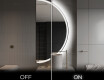 Rond Illumination Irrégulière LED Miroir Eclairage Salle De Bain A222 #3
