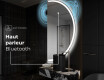 Rond Illumination Irrégulière LED Miroir Eclairage Salle De Bain A222 #5
