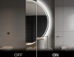 Rond Illumination Irrégulière LED Miroir Eclairage Salle De Bain A223 #3