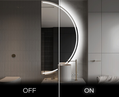 Rond Illumination Irrégulière LED Miroir Eclairage Salle De Bain A223 #3