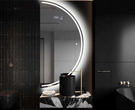 Rond Illumination Irrégulière LED Miroir Eclairage Salle De Bain A223 #9