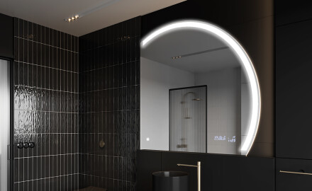 Rond Illumination Irrégulière LED Miroir Eclairage Salle De Bain Q222