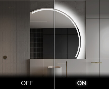 Rond Illumination Irrégulière LED Miroir Eclairage Salle De Bain Q223 #3