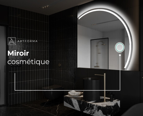 Rond Illumination Irrégulière LED Miroir Eclairage Salle De Bain Q223 #5