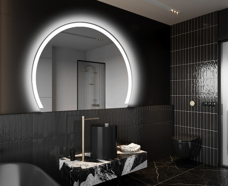 Rond Illumination Irrégulière LED Miroir Eclairage Salle De Bain W222