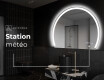 Rond Illumination Irrégulière LED Miroir Eclairage Salle De Bain W222 #7