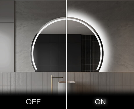 Rond Illumination Irrégulière LED Miroir Eclairage Salle De Bain W223 #3