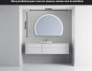 Rond Illumination Irrégulière LED Miroir Eclairage Salle De Bain W223 #4
