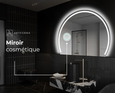 Rond Illumination Irrégulière LED Miroir Eclairage Salle De Bain W223 #5