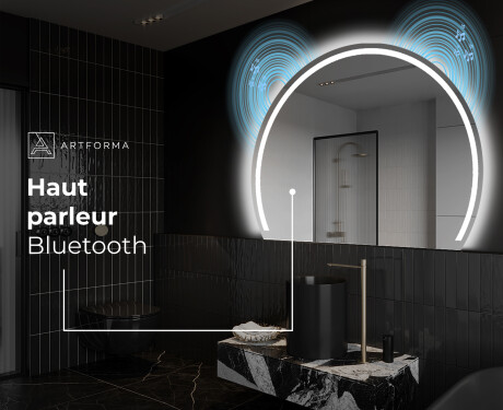 Rond Illumination Irrégulière LED Miroir Eclairage Salle De Bain W223 #6