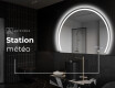 Rond Illumination Irrégulière LED Miroir Eclairage Salle De Bain W223 #7