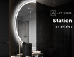 Rond Illumination Irrégulière LED Miroir Eclairage Salle De Bain D222 #6