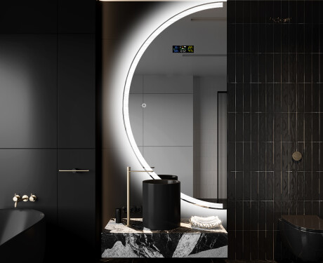Rond Illumination Irrégulière LED Miroir Eclairage Salle De Bain D222 #9