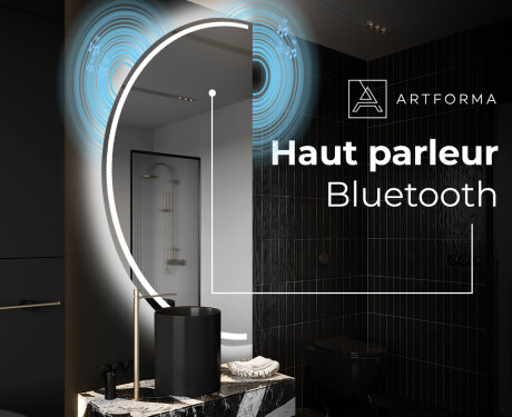 Rond Illumination Irrégulière LED Miroir Eclairage Salle De Bain D223 #5