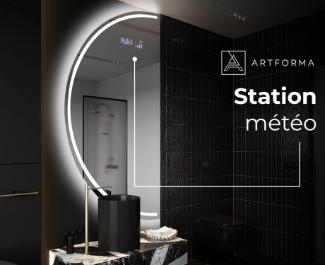 Rond Illumination Irrégulière LED Miroir Eclairage Salle De Bain D223 #6