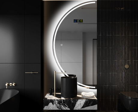 Rond Illumination Irrégulière LED Miroir Eclairage Salle De Bain D223 #9