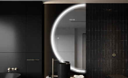 Rond Illumination Irrégulière LED Miroir Eclairage Salle De Bain D223