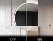 Rond Illumination Irrégulière LED Miroir Eclairage Salle De Bain X222 #3