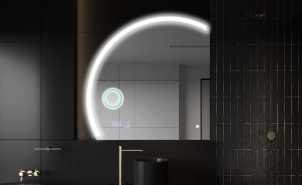 Rond Illumination Irrégulière LED Miroir Eclairage Salle De Bain X222