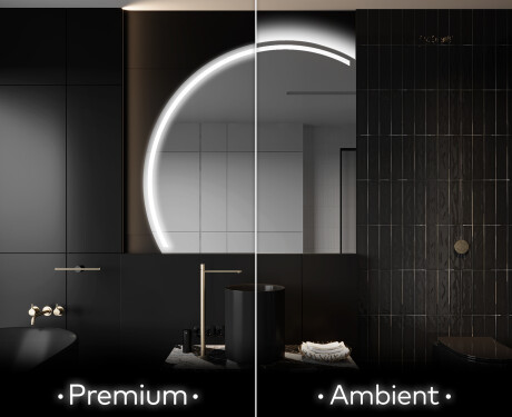 Rond Illumination Irrégulière LED Miroir Eclairage Salle De Bain X223