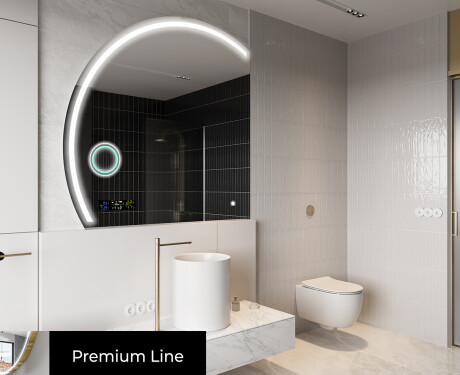 Rond Illumination Irrégulière LED Miroir Eclairage Salle De Bain X223 #4