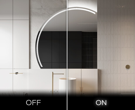 Rond Illumination Irrégulière LED Miroir Eclairage Salle De Bain X223 #3