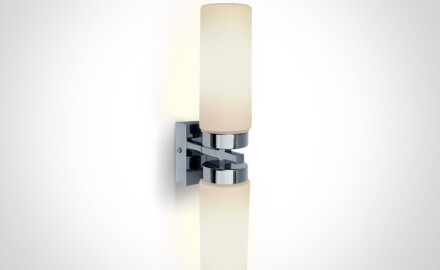 Applique murale ANAVRA 40 W, IP44, chromée