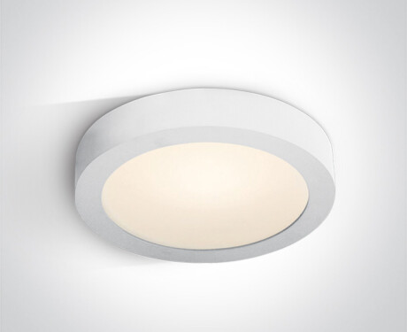 Plafonnier THEMELO 30 W, 4 000 K, IP40, blanc